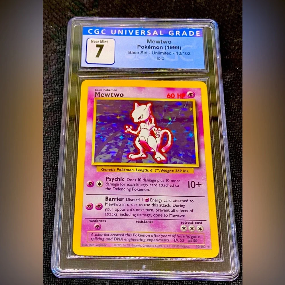 mewtwo holographic pokemon card Mewtwo - 150/165 - Scarlet & Violet 151 main image 1